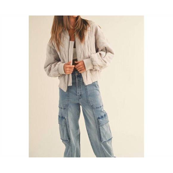 Miou Muse Contrast Utility Jacket